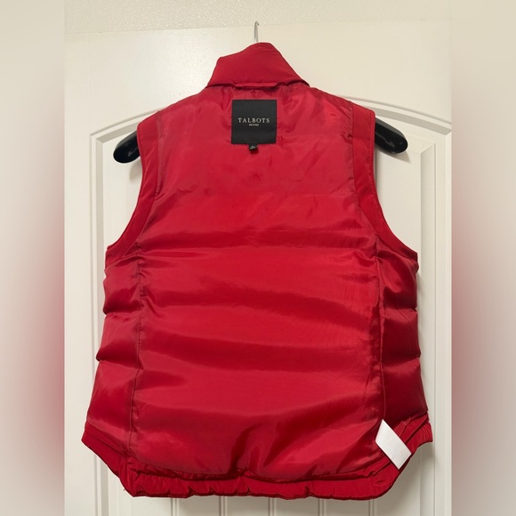 Talbots Red Puffer Vest - Picture 7 of 7